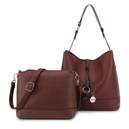 Vintage Red Handbag with FREE Matching Crossbody 12578 0049 a main