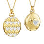 “You Mean the World to Me" Granddaughter Diamond Locket with card, You Mean the World to Me Granddaughter Diamond Locket 10698 0014 b pendant