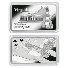 America the Beautiful Silver Plated Ingot Collection 11985 0014 zt VA