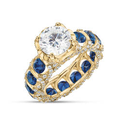 Golden Splendor Nine Carat Birthstone Ring 12621 0012 i september