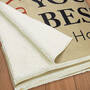 The Personalized Family Rules Blanket 12220 0025 c closeup