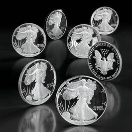 The Legendary Seven The San Francisco Silver Eagles Proofs 5414 0074 c 7 proofs