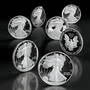 The Legendary Seven The San Francisco Silver Eagles Proofs 5414 0074 c 7 proofs