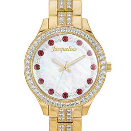Personalized Birthstone Halo Watch 11445 0018 a main