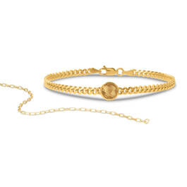 Everyday Elegance Birthstone Bracelet with Free Matching Bracelet 12580 0011 k november