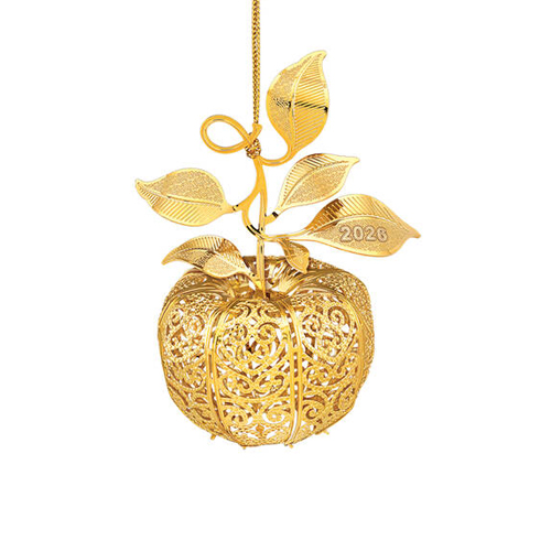 2026 gold ornament