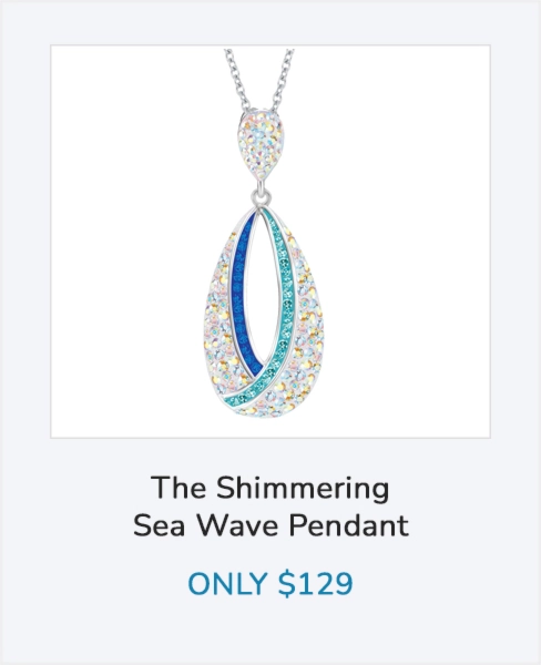 Shimmering Sea pendant