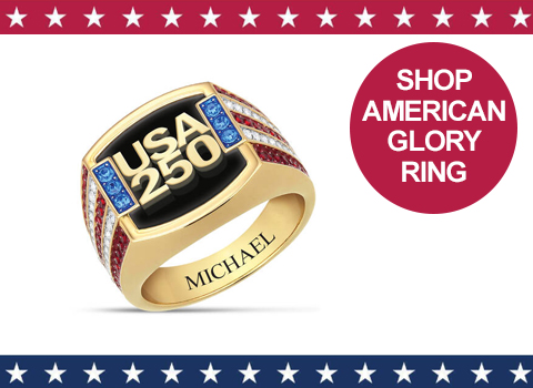 USA 250 Men's Ring