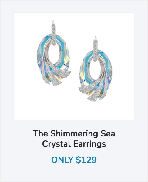 Shimmering Sea earrings