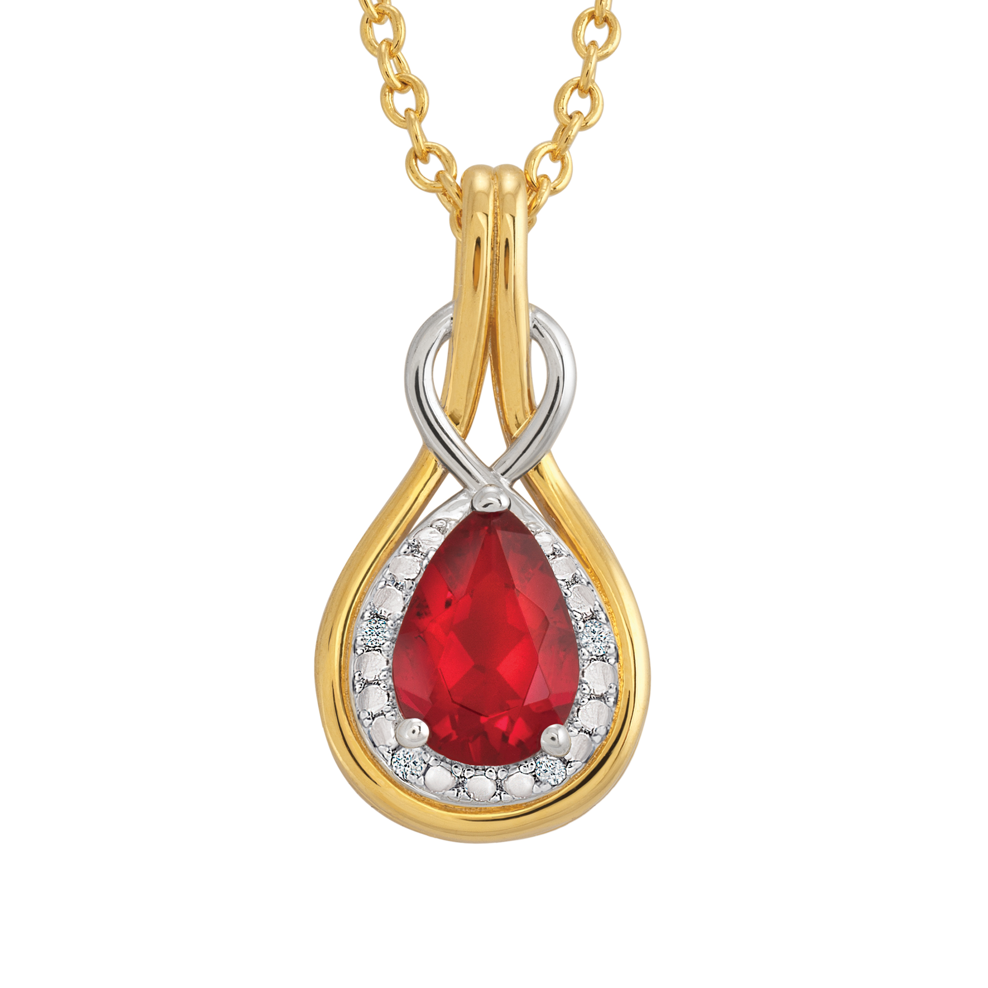 The Red-Hot Helenite Pendant