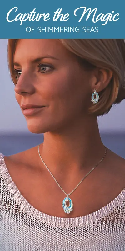shimmering sea